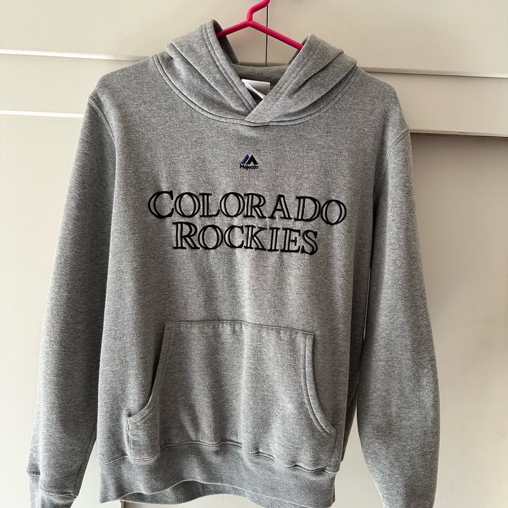 Gray Colorado Rockies Hoodie
